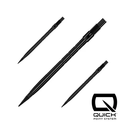 Hroty na šipky Harrows Quick Point Micro Grip černé 35mm 3ks