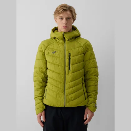 4F Treková bunda s výplní Primaloft Silver pánská - khaki L