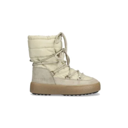 Dámské kotníkové zimní boty MOON BOOT LTRACK TREKKING, 002 white ecru