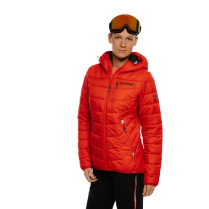 Dámská bunda na skialp EVERETT Insulata Primaloft jckt W red
