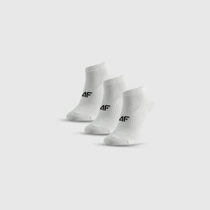 4F Dámské krátké ponožky (3-pack) - bílé 39-42