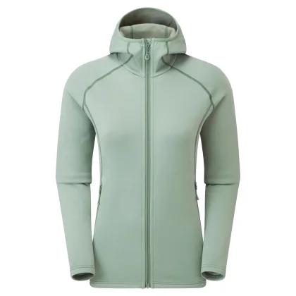 Montane F Fury Hoodie, fleecová mikina, dámská, zelená
