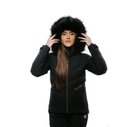 Dámská lyžařská bunda s kapucí BLIZZARD W2W Ski Jacket Lavarone, black