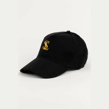 Kšiltovka Jockey, Barva Černá, s Potiskem Logo Lucazz