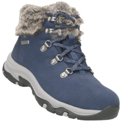 Dámské kotníkové zimní boty SKECHERS Trego Falls Finest navy