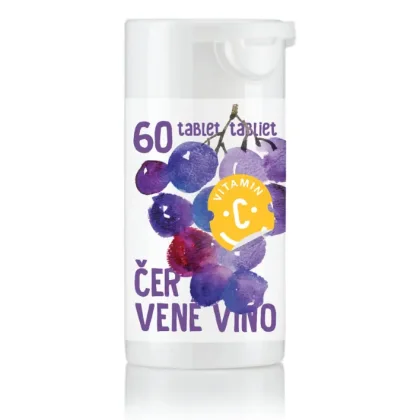 Rapeto C-Vitamin 200 mg Červené víno se sukralózou 60 tablet