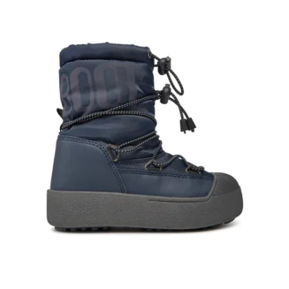 Dívčí kotníkové zimní boty MOON BOOT JTRACK POLAR, 004 blue