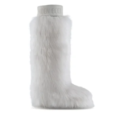Vysoké zimní boty MOON BOOT RESORT COL. YETI EXTRA -A005 OFF WHITE