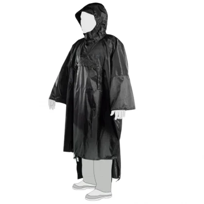 Tasmanian Tiger Tac Poncho, pláštěnka, černá