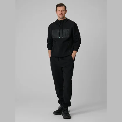 Teplákové jogger kalhoty pánské - černé