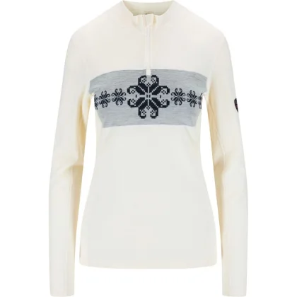 Dale of Norway Falkeberg Baselayer Half zip, funkční prádlo, dámské, bílá