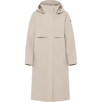Didriksons Isolde, nepromokavý kabát dámský, clay beige