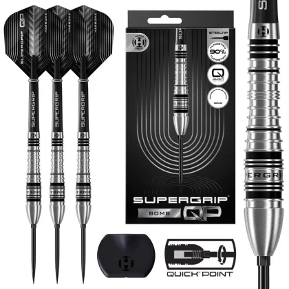 Šipky steel Harrows Supergrip Bomb 25g QP 90% wolfram