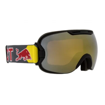 Lyžařské brýle RED BULL SPECT SLOPE-001, matt black frame grey headband, lens: gold snow CAT3, SMU