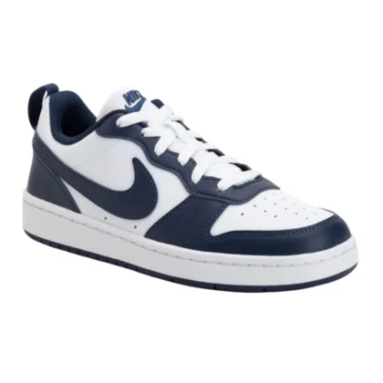 Chlapecká rekreační obuv NIKE Court Borough Low Next Bloom Jr white midnight navy white