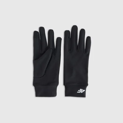 Unisex pletené rukavice Touch Screen - černé