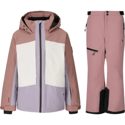 Dešťová souprava Whistler Kingland/Rossburg, junior, twilight mauve