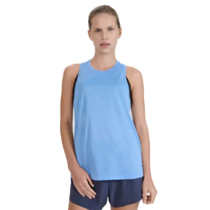 Dámské běžecké tričko bez rukávů 4F SLEEVELESS FNK-WSS25TFSLF427-33S-BLUE