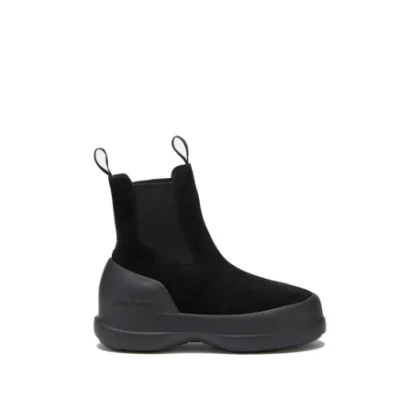 Vysoké zimní boty MOON BOOT MB LUNA CHELSEA SUEDE-N001 BLACK