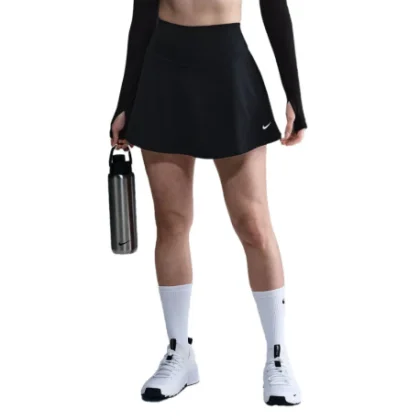 Dámská tréninková sukně NIKE W NK ONE DF HR SKIRT CPSL SPD WHITE BLACK