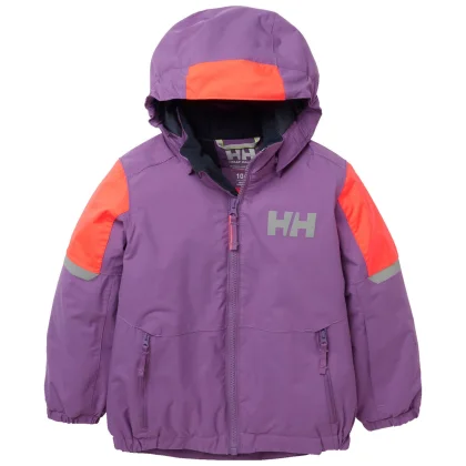 Helly Hansen K Rider 2.0 Ins, lyžařská bunda, junior, fialová