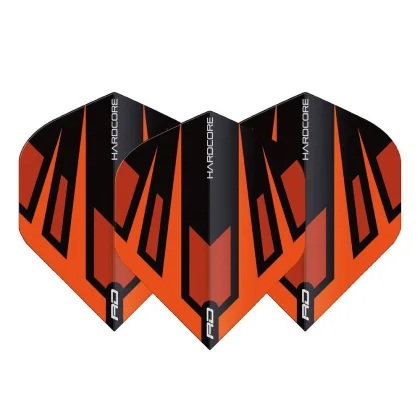 Letky na šipky Red Dragon Hardcore Radical oranžovo-černé Fan