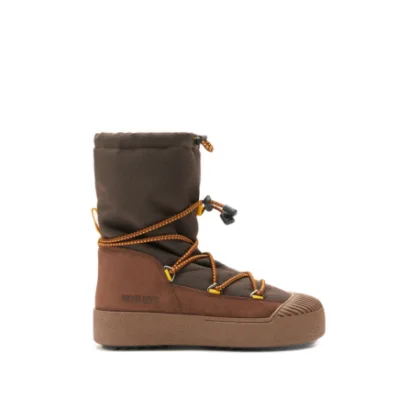 Pánské vysoké zimní boty MOON BOOT MB MTRACK POLAR CORDY-002 BROWN