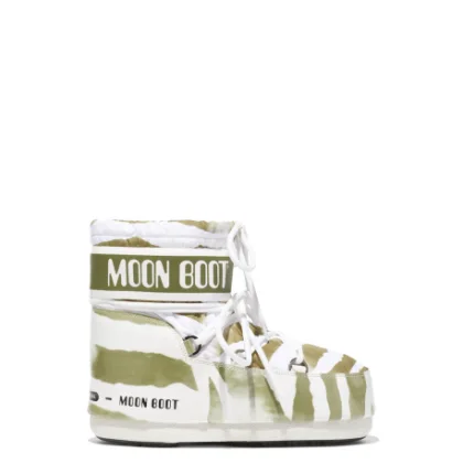 Dámské vysoké zimní boty MOON BOOT MARS ZEBRA, 001 white sage