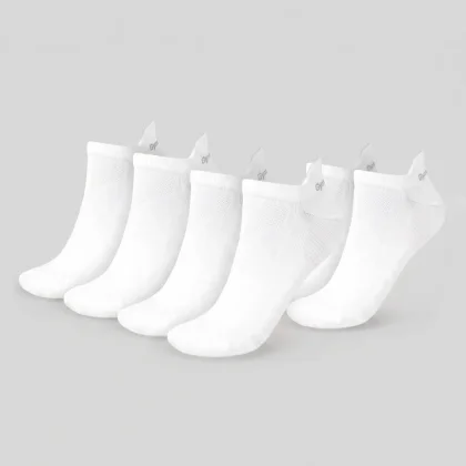 GymBeam Ponožky Tab 3Pack White