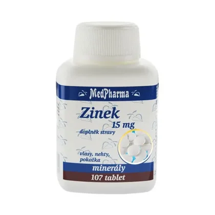 MedPharma Zinek 15 mg 107 tablet