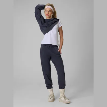 4F Dámské teplákové joggery - tmavě modré XL