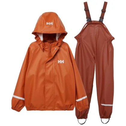 Helly Hansen Bergen 2.0 PU, nepromokavá souprava do deště, děti, hnědá
