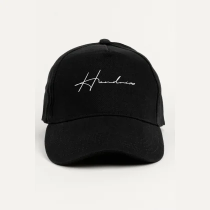 Kšiltovka Jockey, Barva Modrá, s Potiskem Hendrix Signature White