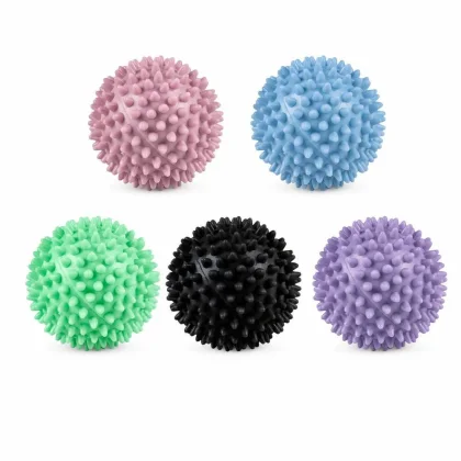 Masážní míček Sportago Hedge 7 cm - černá