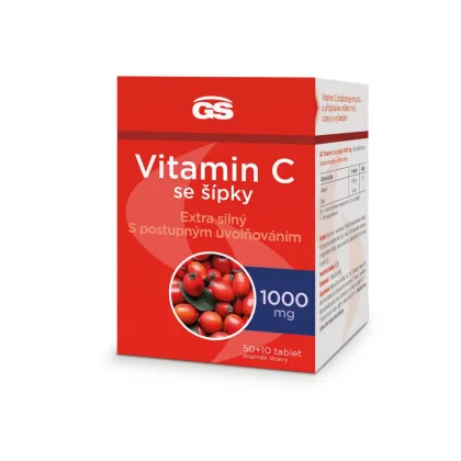 GS Vitamin C1000 se šípky 50+10 tablet