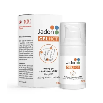 Jadon gel Hot hřejivý gel s kostivalem a CBD 50 g