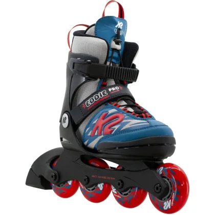 K2 Eddie Pro, kolečkové brusle, junior, černá/modrá