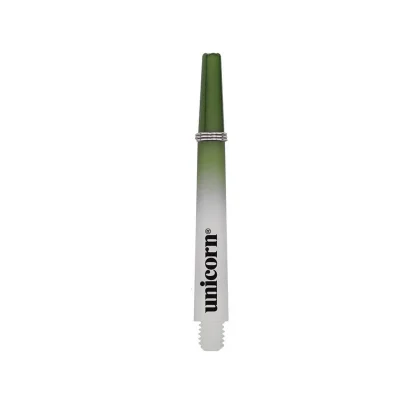 Násadky na šipky Unicorn Gripper3 two-tone-zelené, bílé, dlouhé