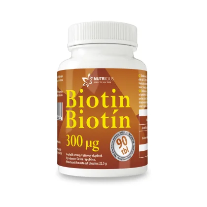 Nutricius Biotin 300µg 90 tablet
