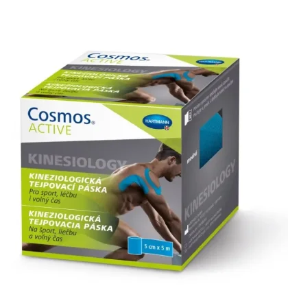 Cosmos Active kineziologická tejpovací páska růžová 5 cm x 5 m