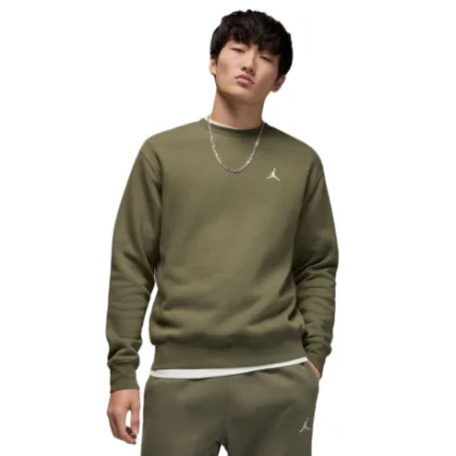 Pánská fleece mikina NIKE JORDAN BRK FLC CREW 222 KHAKI