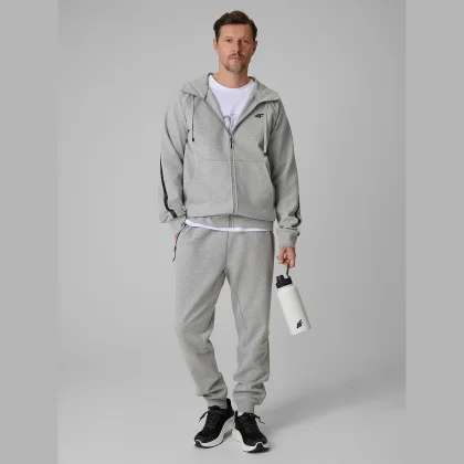 4F Teplákové jogger kalhoty pánské - šedé XXL