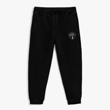 Tepláky Jogger , Barva Modrá, s Potiskem Mont Blanc Flag