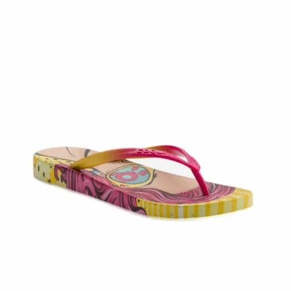 Dámské žabky (plážová obuv) COQUI Kaja Printed wow lt. fuchsia