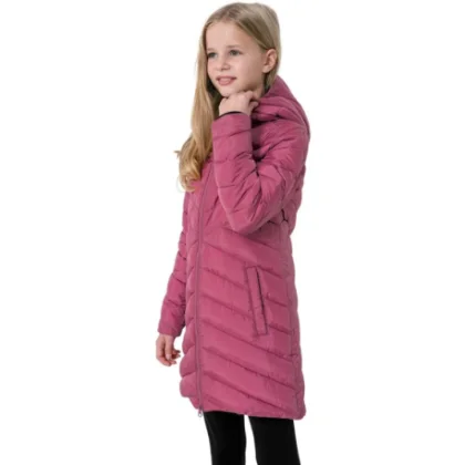 Dívčí bunda 4F JUNIOR GIRLS JACKET JKUDP003-53S-DARK PINK