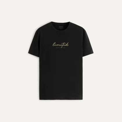 Tričko, Barva Černá, s Potiskem Limited Edition