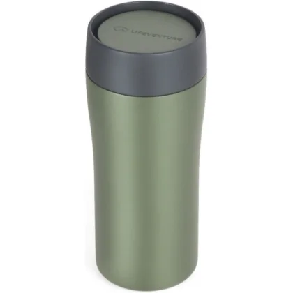 Lifeventure One Touch Thermal Mug, termokrus, 350 ml, khaki