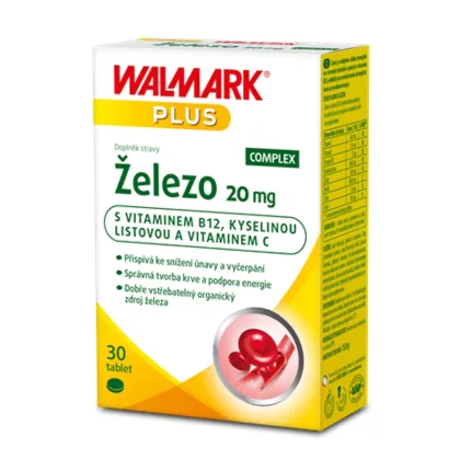 Walmark Železo Complex 20 mg 30 tablet