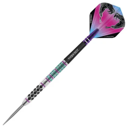 Šipky steel Red Dragon Peter Wright Snakebite Supa-Venom 22g, 90% wolfram