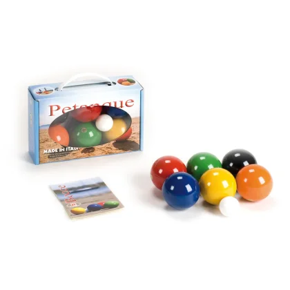 Petanque sada LUCIO LONDERO 6 dřevěných koulí